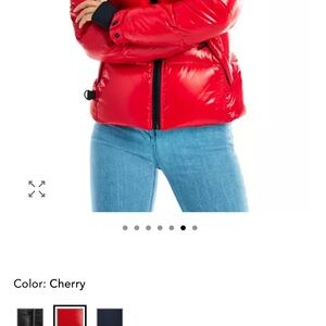 SAM. Cherry Red Puffer Jacket